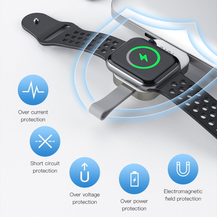 For Apple Watch TOTUDESIGN Watch Wireless Magnetic Charger, Interface:USB-C / Type-C(White) - Charger / Holder by TOTUDESIGN | Online Shopping South Africa | PMC Jewellery | Buy Now Pay Later Mobicred
