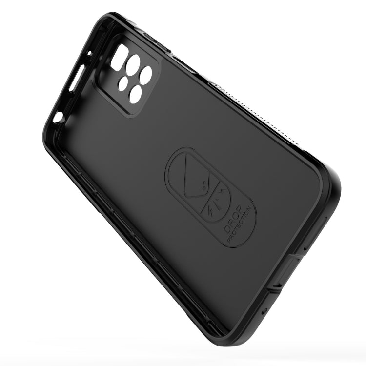 For Xiaomi Redmi 10 Magic Shield TPU + Flannel Phone Case(Light Blue)