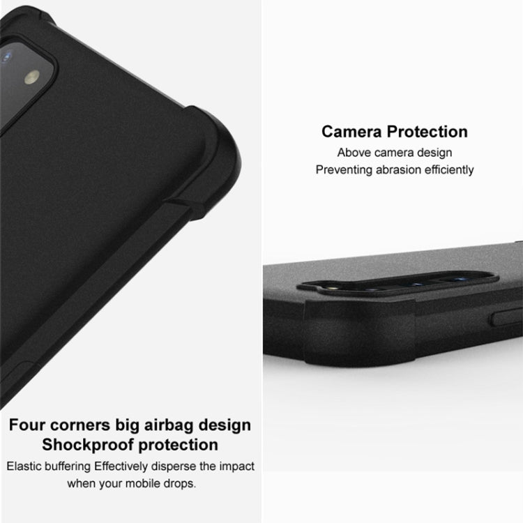 For ZTE nubia Red Magic 8 Pro 5G imak Shockproof Airbag TPU Phone Case(Matte Grey) - ZTE Cases by imak | Online Shopping South Africa | PMC Jewellery | Buy Now Pay Later Mobicred