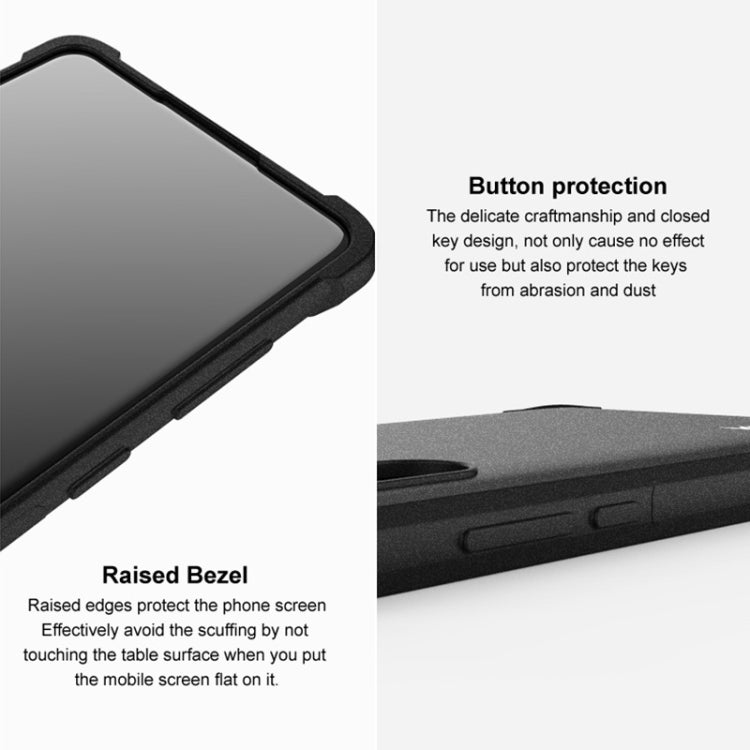 For ZTE nubia Red Magic 8 Pro 5G imak Shockproof Airbag TPU Phone Case(Matte Grey) - ZTE Cases by imak | Online Shopping South Africa | PMC Jewellery | Buy Now Pay Later Mobicred
