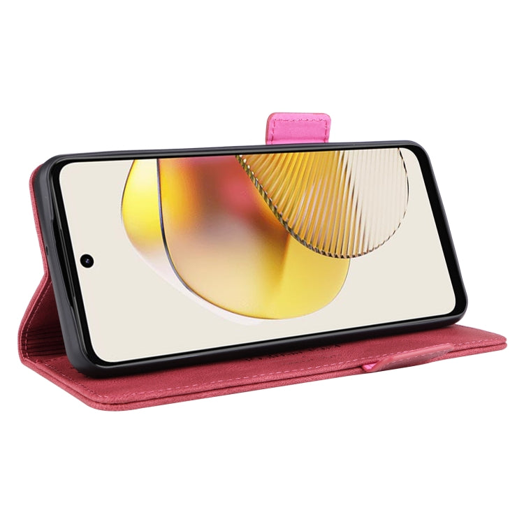 For Motorola Moto G13 / G23 / G53 Magnetic Clasp Flip Leather Phone Case(Red)