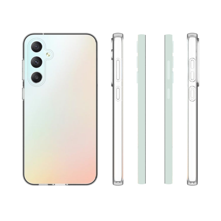 For Samsung Galaxy S23 FE 5G Water-resistant Texture TPU Phone Case(Transparent)