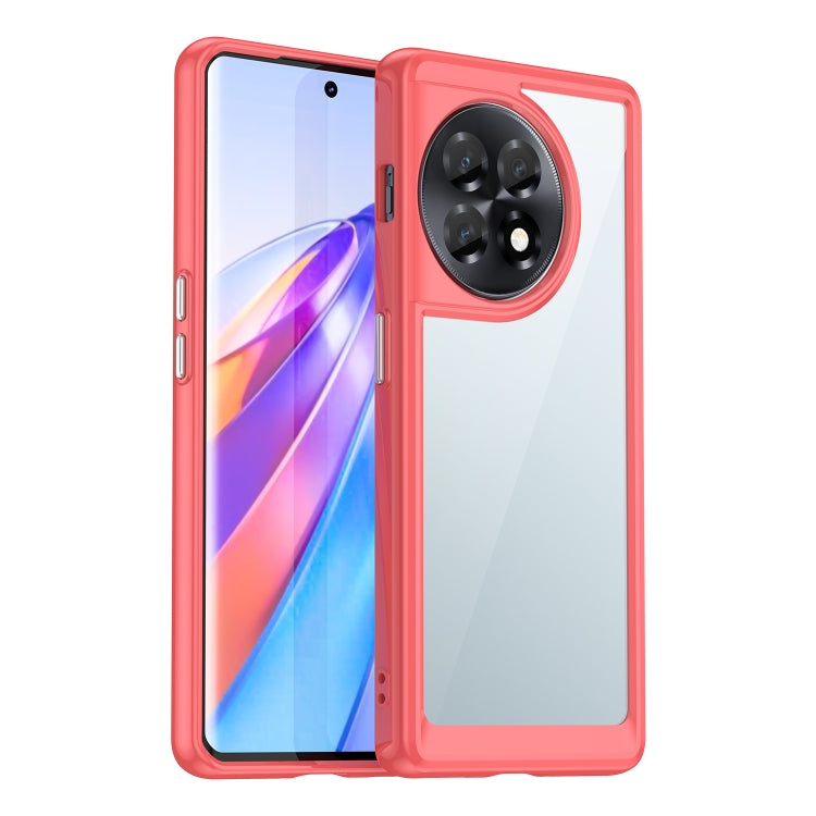 For OnePlus 11R 5G Colorful Series Acrylic + TPU Phone Case(Red)