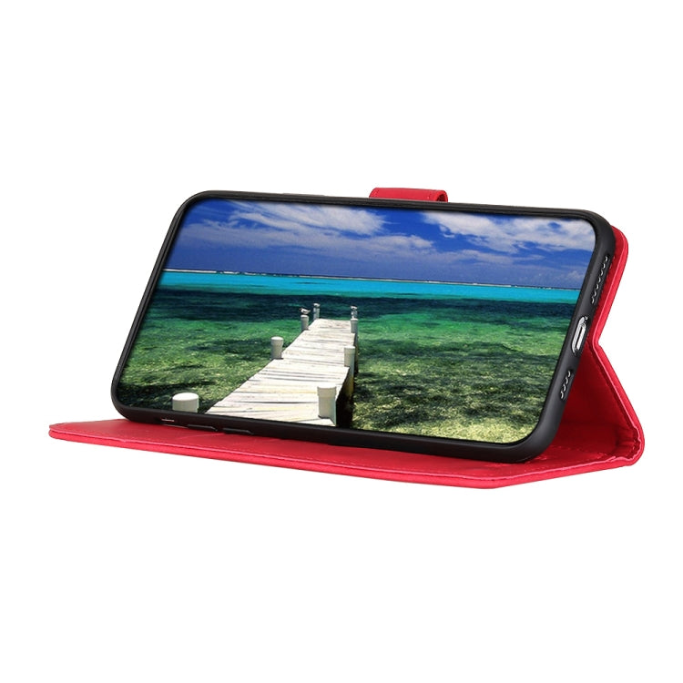 For Google Pixel 7a KHAZNEH Retro Texture Flip Leather Phone Case(Red) - free shipping - PMC Jewellery - Order now!