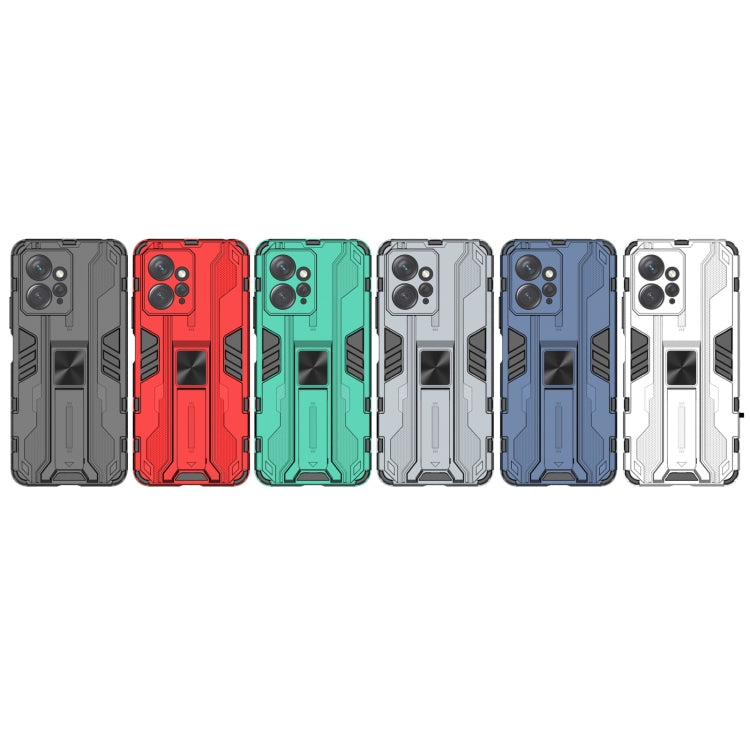 For Xiaomi Redmi Note 12 4G Supersonic PC + TPU Shock-proof Phone Case with Holder(Silver) - free shipping - PMC TechLife - Order now!