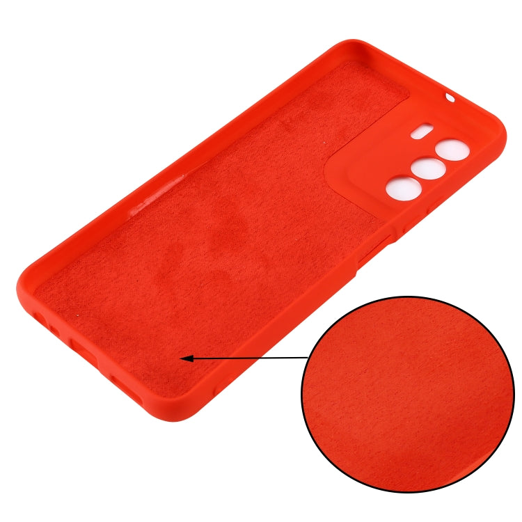 For Infinix Zero 5G 2023 Pure Color Liquid Silicone Shockproof Phone Case(Red) - free shipping - PMC Jewellery - Order now!