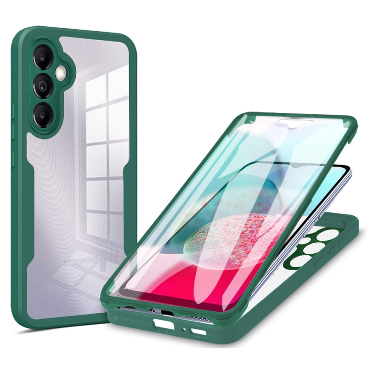 For Samsung Galaxy A34 5G Acrylic + TPU 360 Degrees Full Coverage Phone Case(Green) - free shipping - PMC Jewellery - Order now!