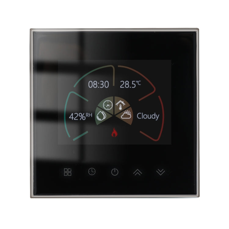 BHT-2002GCLM 220V Smart Home Heating Thermostat Boiler Heating WiFi Thermostat(Black)