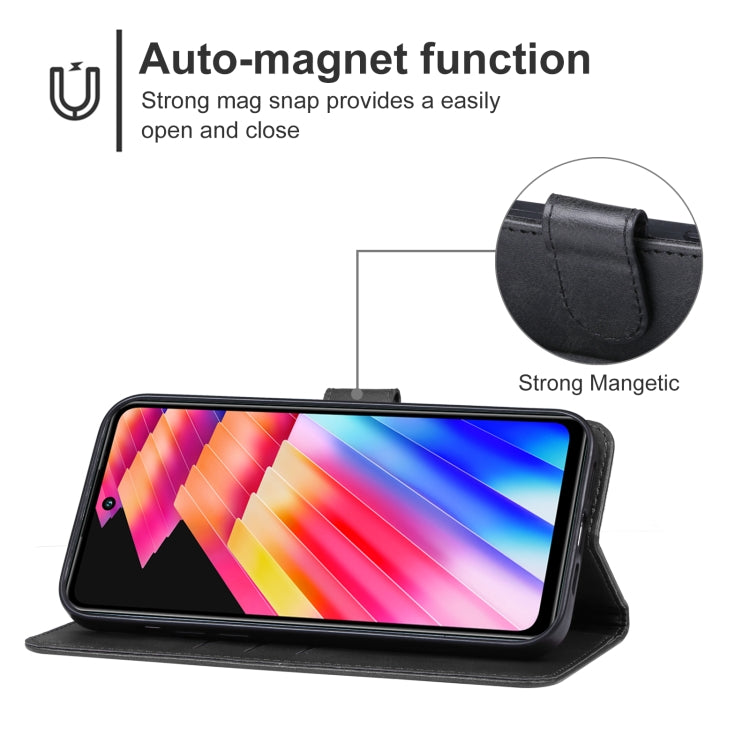 For Infinix Hot 30 Leather Phone Case(Black) - free shipping - PMC Jewellery - Order now!