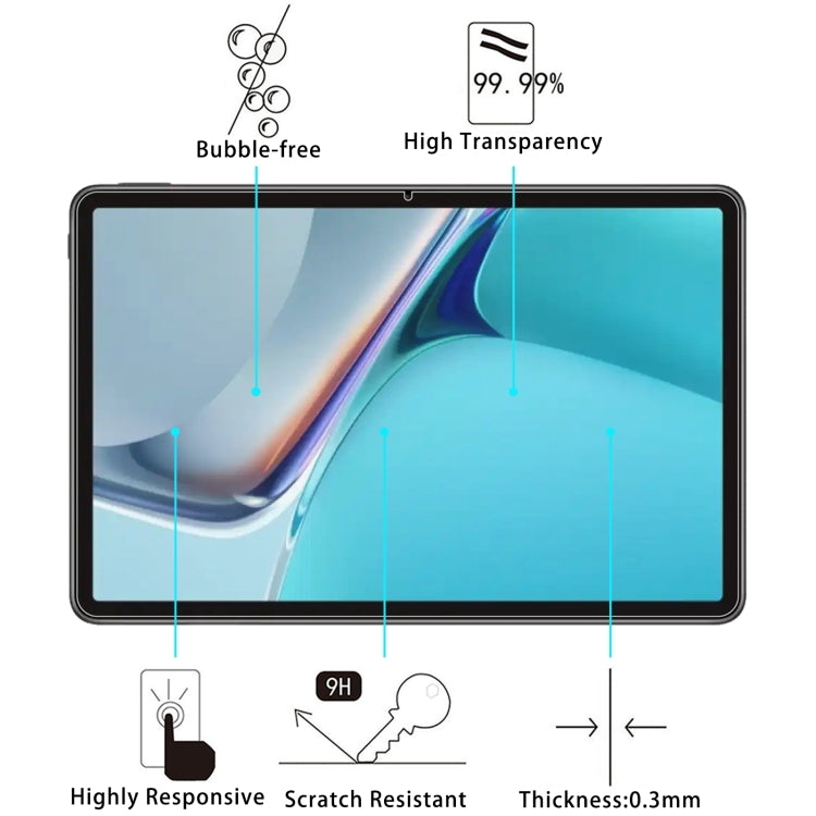 25pcs 9H 2.5D Explosion-proof Tempered Tablet Glass Film For Xiaomi Pad 6/6 Pro / Huawei MatePad 11 2023 - free shipping - PMC Jewellery - Order now!