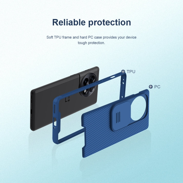 For OnePlus Ace 2/11R NILLKIN CamShield Pro Series PC Full Coverage Phone Case(Black)