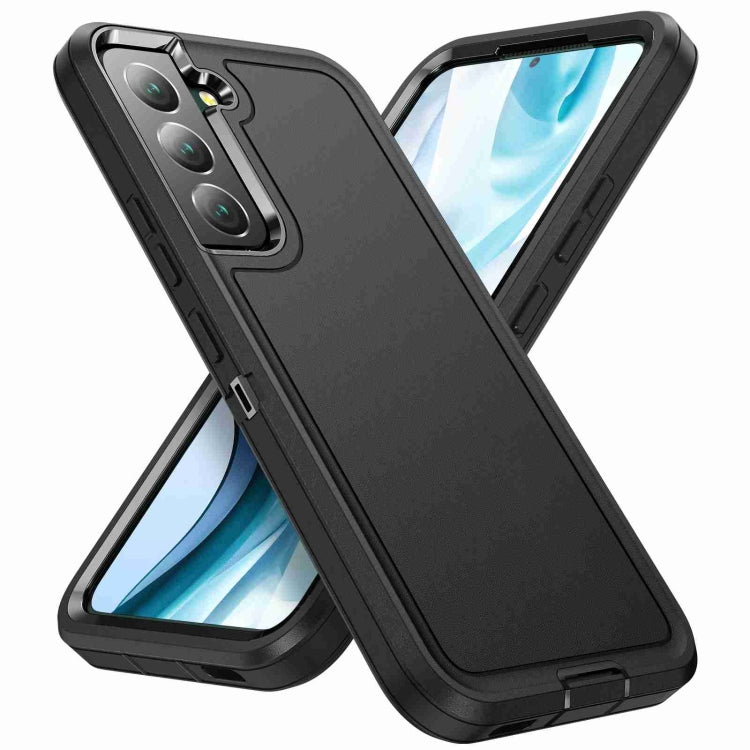 For Samsung Galaxy S23 5G Life Water-resistant Rugged Phone Case(Black)