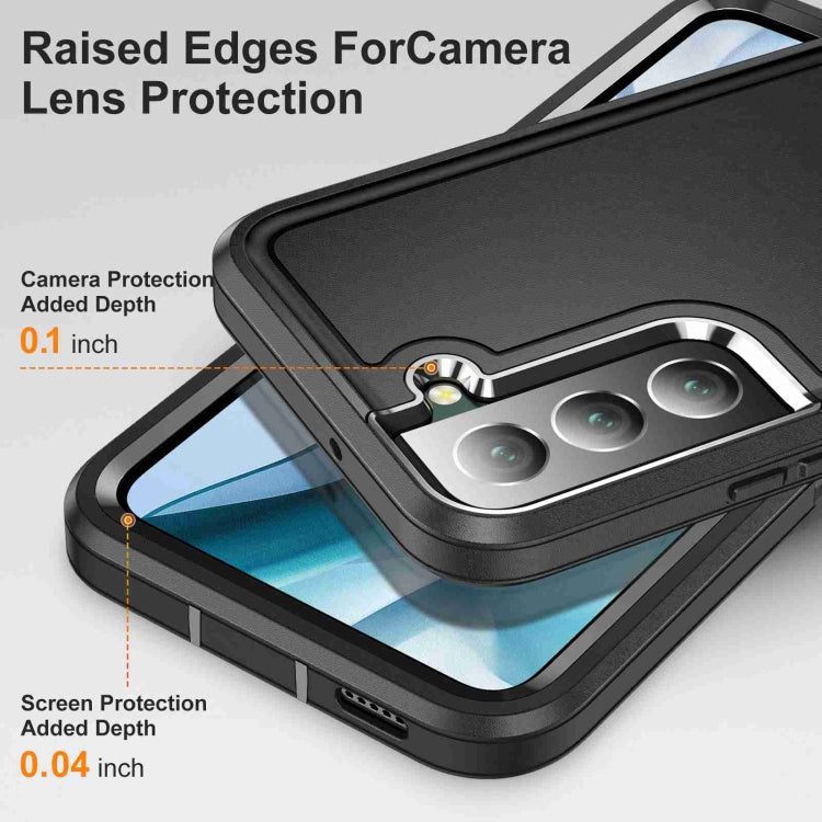For Samsung Galaxy S23 5G Life Water-resistant Rugged Phone Case(Black)