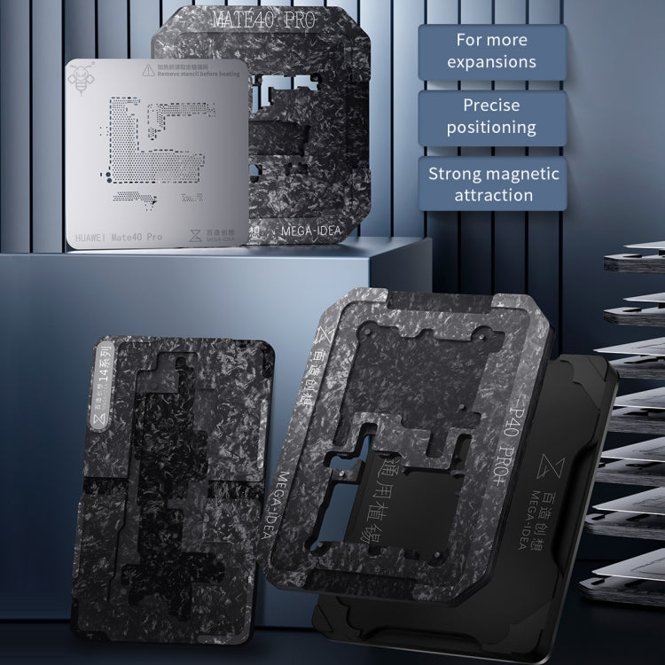 For Huawei Mate 40 Pro Qianli Mega-idea Multi-functional Middle Frame Positioning BGA Reballing Platform - Repair Platform by QIANLI | Online Shopping South Africa | PMC Jewellery | Buy Now Pay Later Mobicred