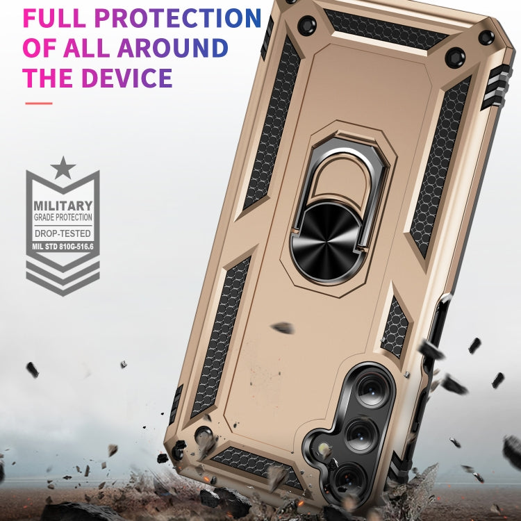 For Samsung Galaxy A24 4G Shockproof TPU + PC Phone Case(Gold) - free shipping - PMC TechLife - Order now!
