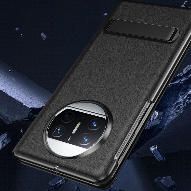 For Huawei Mate X3 Leather All-inclusive Phone Case with Holder(Pink) - free shipping - PMC TechLife - Order now!