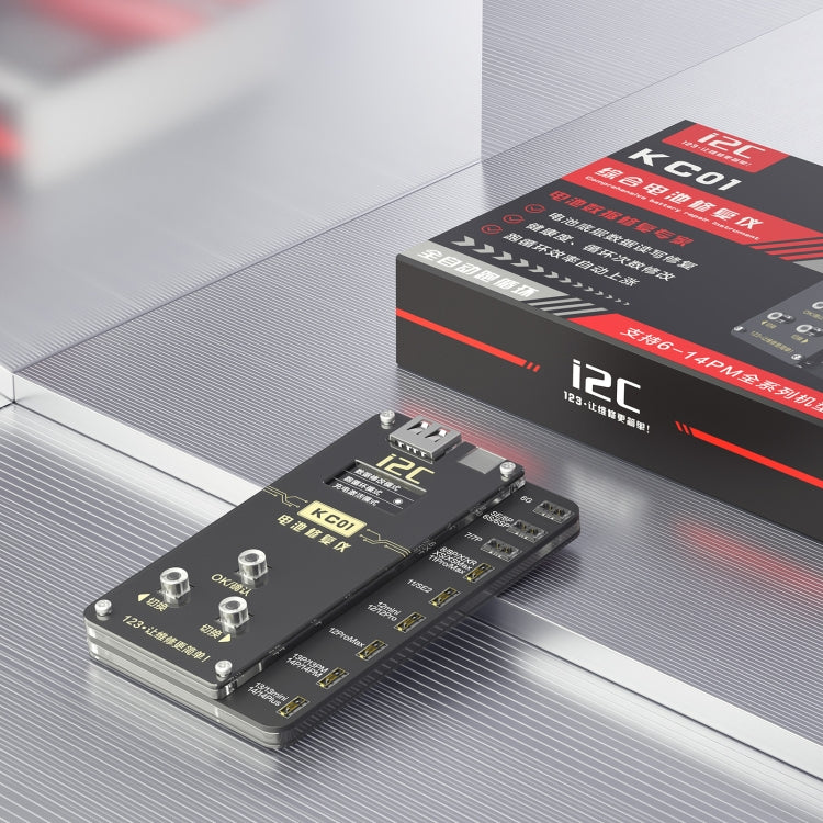 i2C KC01 Multi-function Comprehensive Battery Repair Instrument for iPhone 6-14 Pro Max, Version:Standard Version - free shipping - PMC TechLife - Order now!