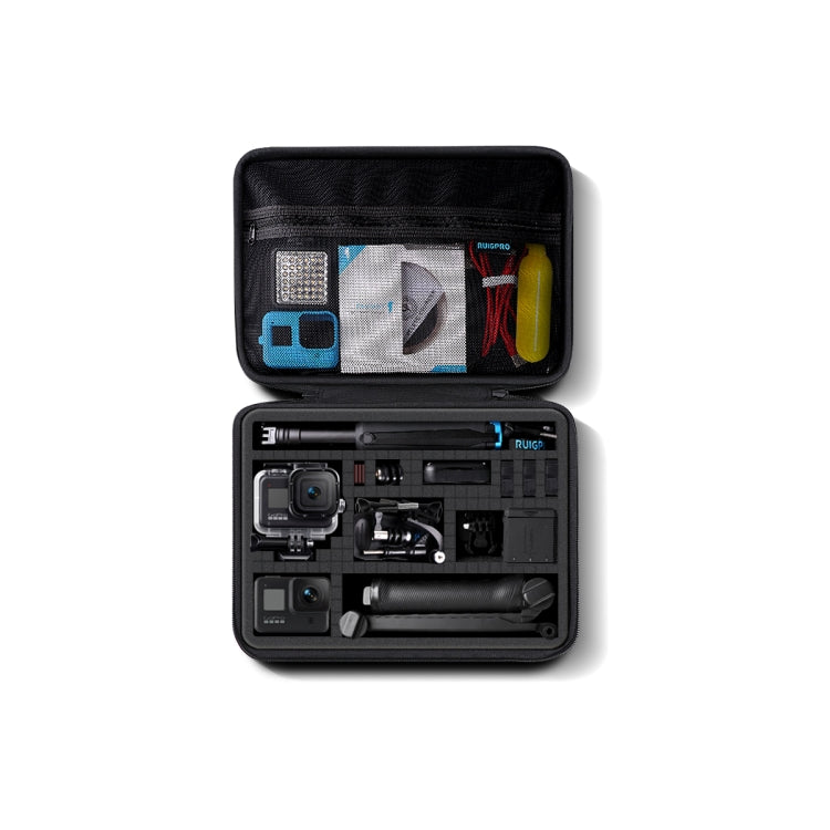 For GoPro HERO8 / 7 / 6 RUIGPRO Shockproof Waterproof Portable Case Box Size : 33.5cm x 24.7cm x 6.3cm(Black) - free shipping - PMC Jewellery - Order now!