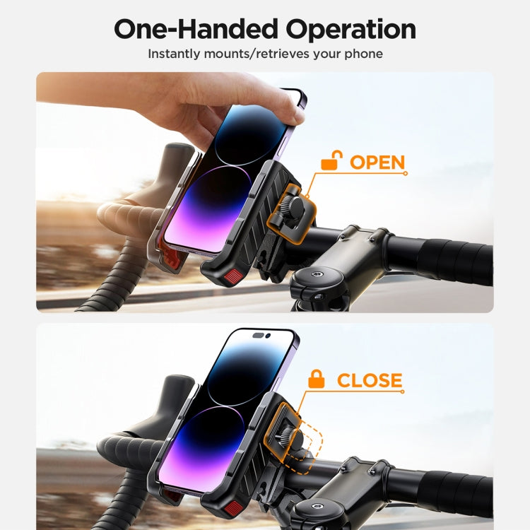 JOYROOM JR-ZS266 Bicycle Handle Phone Mount Compatible with 4.7-6.8 inch(Black) - free shipping - PMC Jewellery - Order now!