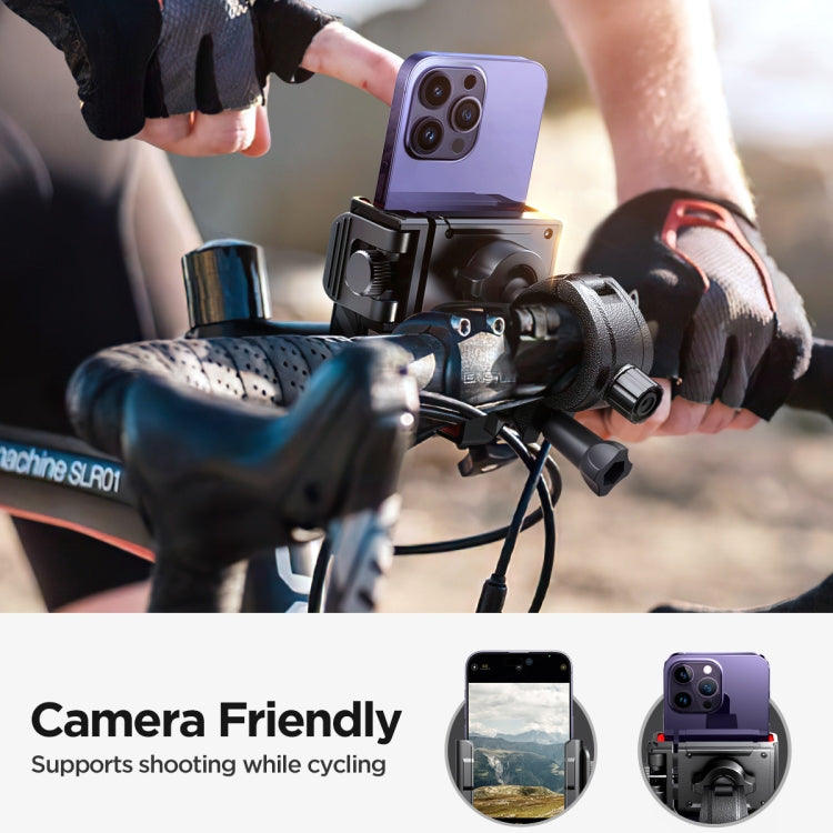 JOYROOM JR-ZS266 Bicycle Handle Phone Mount Compatible with 4.7-6.8 inch(Black) - free shipping - PMC Jewellery - Order now!