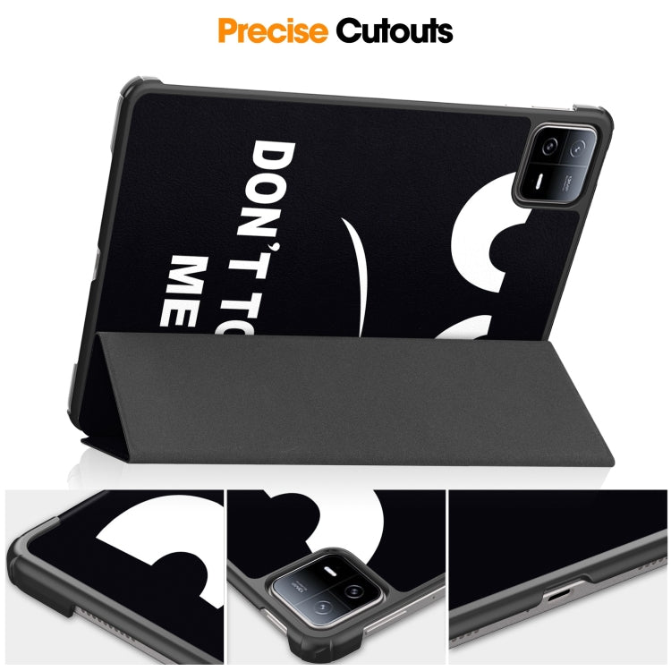For Xiaomi Pad 6 / 6 Pro Custer Painted 3-Fold Stand Leather Smart Tablet Case(Big Eye ME)