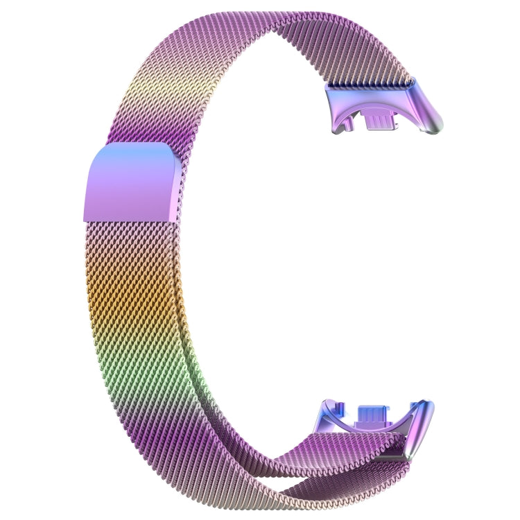 For Xiaomi Mi Band 8 Milanese Metal Watch Band(Colorful)