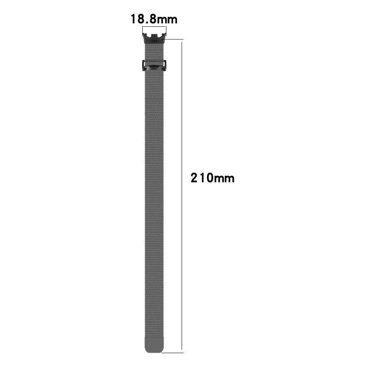 For Xiaomi Mi Band 8 Milanese Metal Watch Band(Colorful)