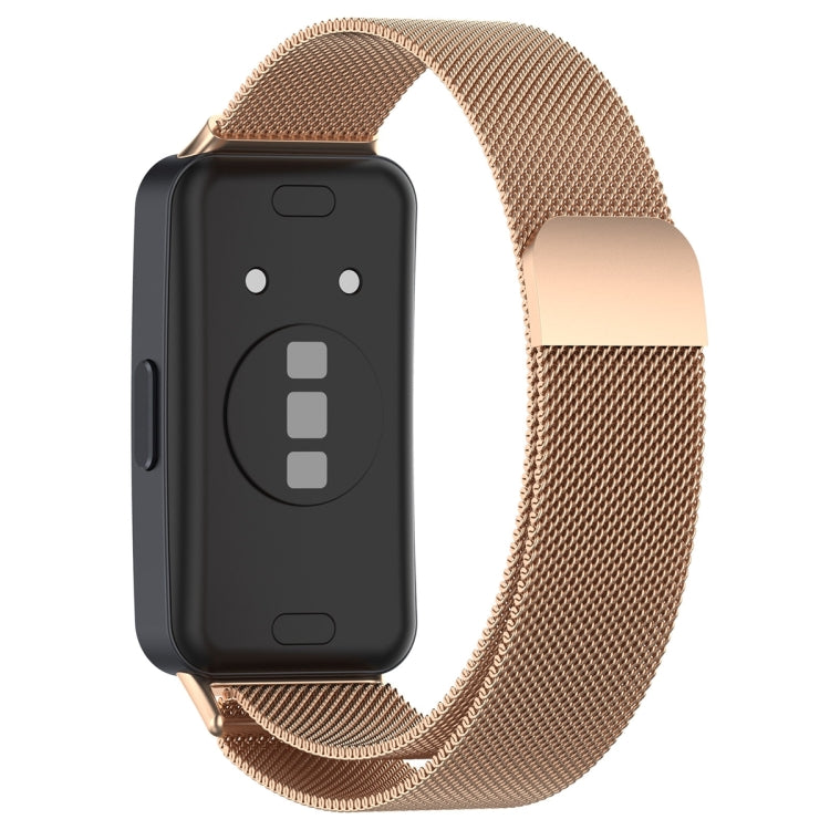 For Huawei Band 10 / 9 / 8 Milanese Metal Watch Band(Rose Gold) - free shipping - PMC Jewellery - Order now!