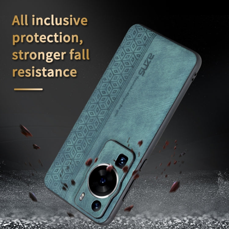 For Huawei P60 / P60 Pro AZNS 3D Embossed Skin Feel Phone Case(Purple) - free shipping - PMC TechLife - Order now!