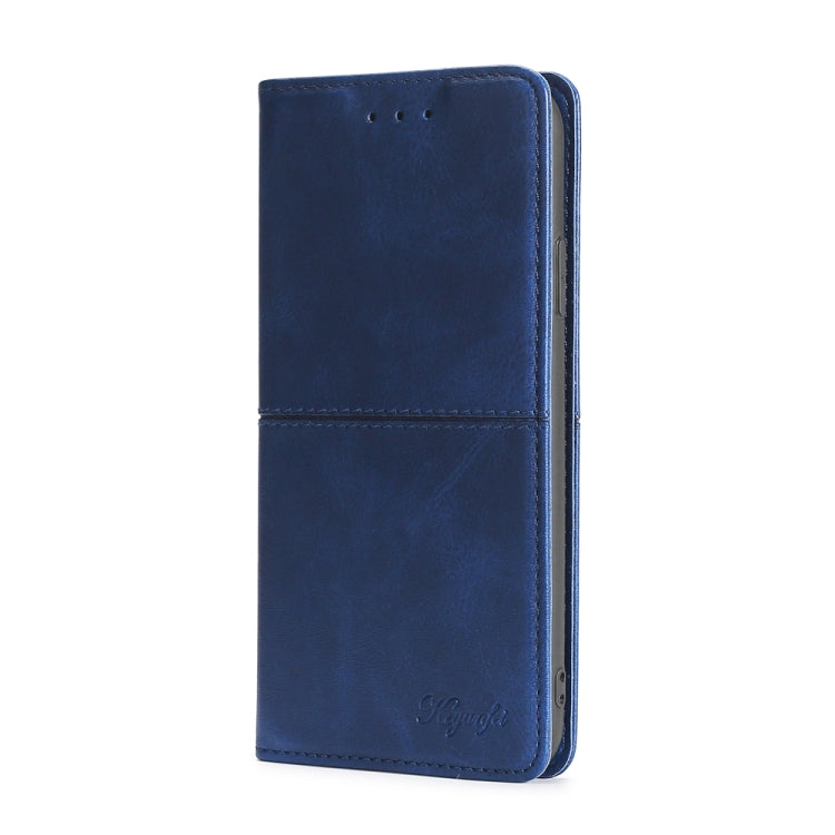 For Infinix Smart 7 Cow Texture Magnetic Horizontal Flip Leather Phone Case(Blue) - free shipping - PMC Jewellery - Order now!
