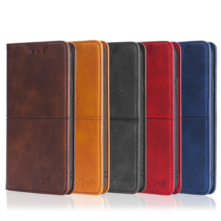For Infinix Smart 7 Cow Texture Magnetic Horizontal Flip Leather Phone Case(Blue) - free shipping - PMC Jewellery - Order now!