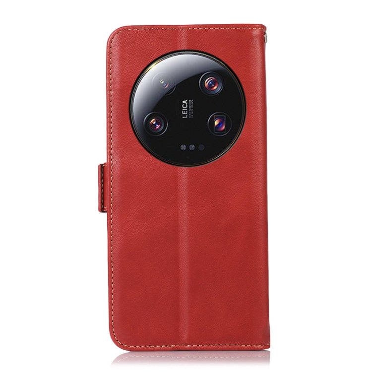 For Xiaomi 13 Ultra Crazy Horse Top Layer Cowhide Leather Phone Case(Red) - 13 Ultra Cases by PMC Jewellery | Online Shopping South Africa | PMC Jewellery