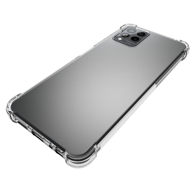 For T-Mobile Revvl 6 Pro 5G Shockproof Non-slip Thickening TPU Phone Case(Transparent) - free shipping - PMC TechLife - Order now!
