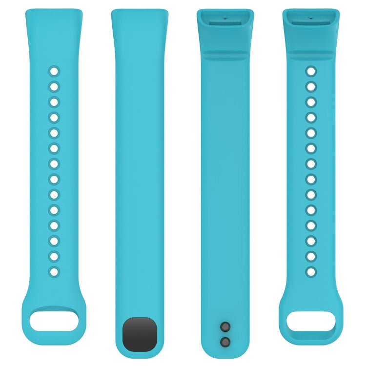 For Mambo Band 5 / 5S Solid Color Silicone Replacement Watch Band(Sky Blue)