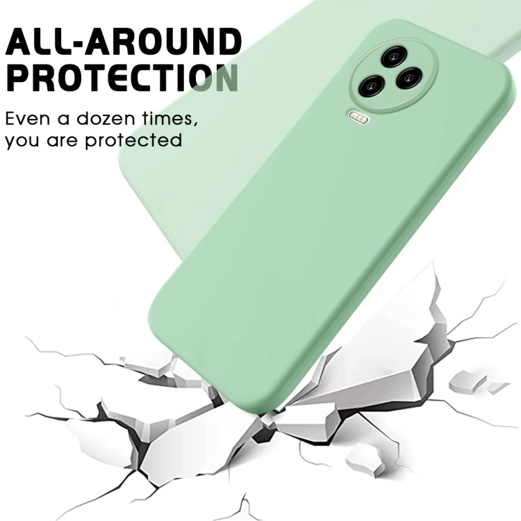 For Infinix Note 12 Pro 4G / Note 12 2023 Pure Color Liquid Silicone Shockproof Phone Case(Green) - free shipping - PMC TechLife - Order now!