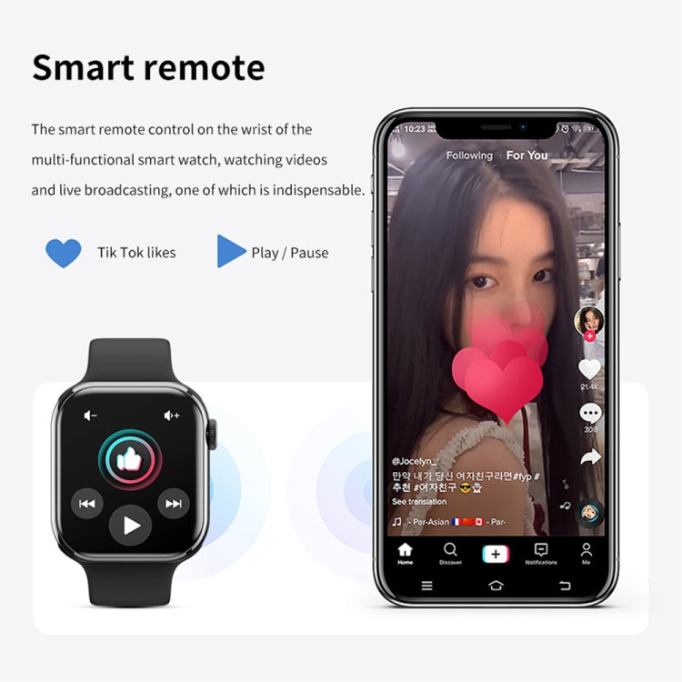 IW9 2.05 inch Square Screen Smart Watch Supports Bluetooth Calls/Blood Oxygen Monitoring(Silver)