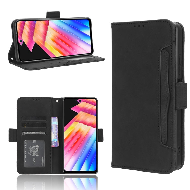 For Infinix Hot 30 4G X6831 Skin Feel Calf Texture Card Slots Leather Phone Case(Black) - free shipping - PMC Jewellery - Order now!