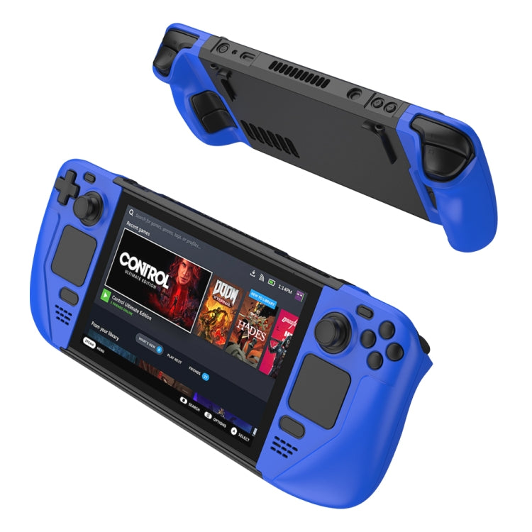 GKK For Steam Deck Color Contrast Anti-fall Game Console Case(Blue) - free shipping - PMC Jewellery - Order now!