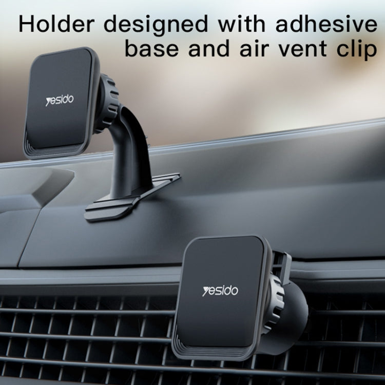 Yesido C110 Car Center Console Paste Magsafe Magnetic Phone Bracket(Black) - Universal Car Holders by Yesido | Online Shopping South Africa | PMC Jewellery | Buy Now Pay Later Mobicred