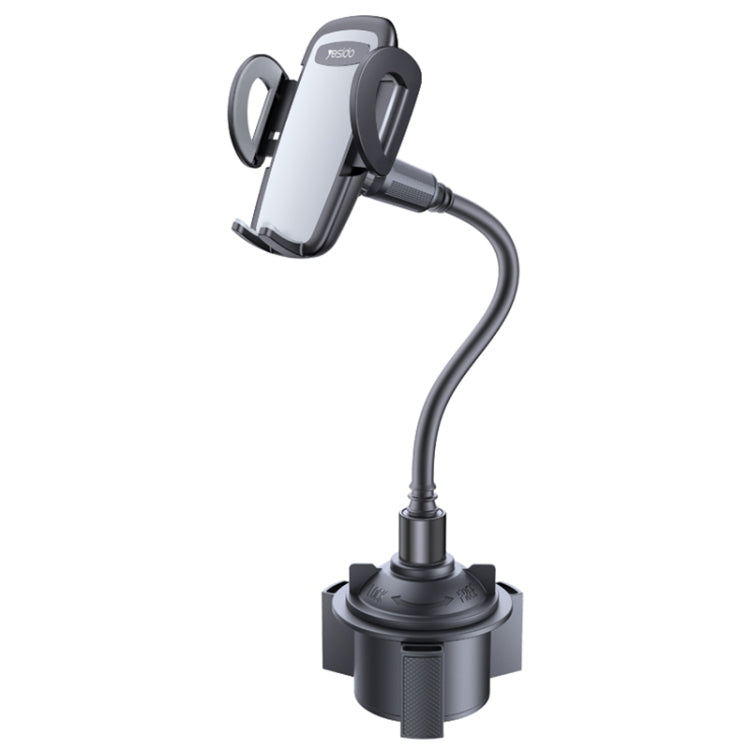 Yesido C112 Universal Car Water Cup Holder Telescopic Hose Phone Holder(Black) - free shipping - PMC Jewellery - Order now!