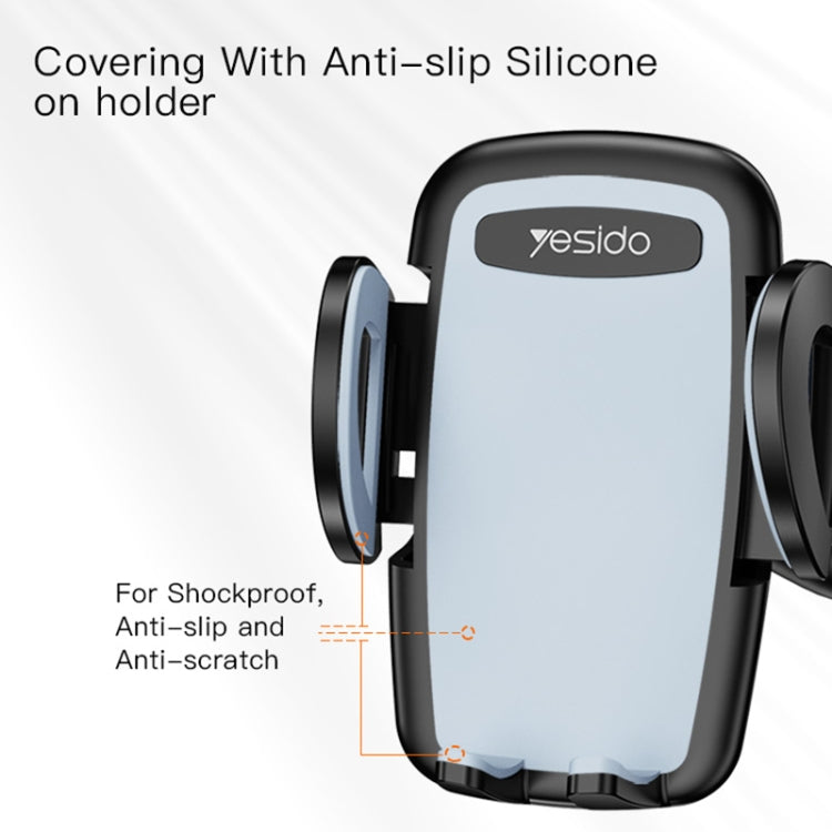 Yesido C112 Universal Car Water Cup Holder Telescopic Hose Phone Holder(Black) - free shipping - PMC Jewellery - Order now!