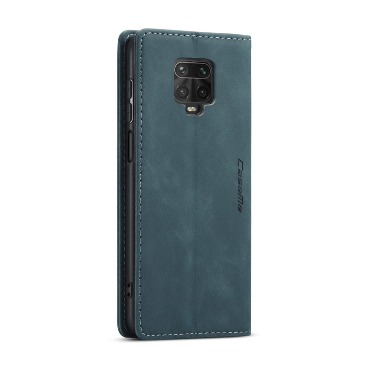 For Xiaomi Redmi Note 9 Pro/Note 9 Pro Max/Note 9s CaseMe 013 Multifunctional Horizontal Flip Leather Case, with Card Slot & Holder & Wallet(Blue)