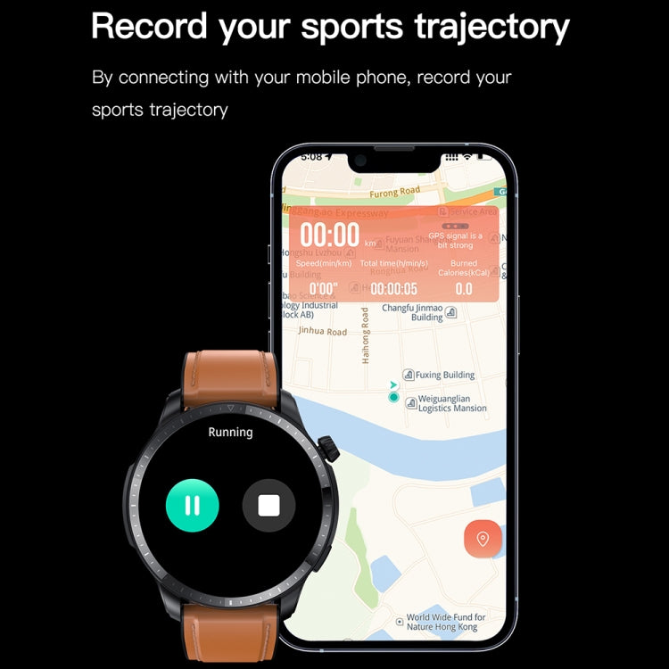 T52 1.39 inch IP67 Water-resistant Silicone Band Smart Watch Supports Bluetooth Call / Blood Oxygen / Body Temperature Monitoring(Blue)