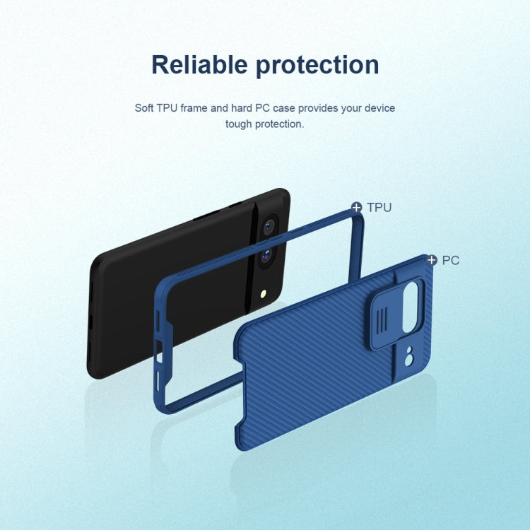 For Google Pixel 8 NILLKIN CamShield Pro PC Phone Case(Black) - Google Cases by NILLKIN | Online Shopping South Africa | PMC Jewellery | Buy Now Pay Later Mobicred