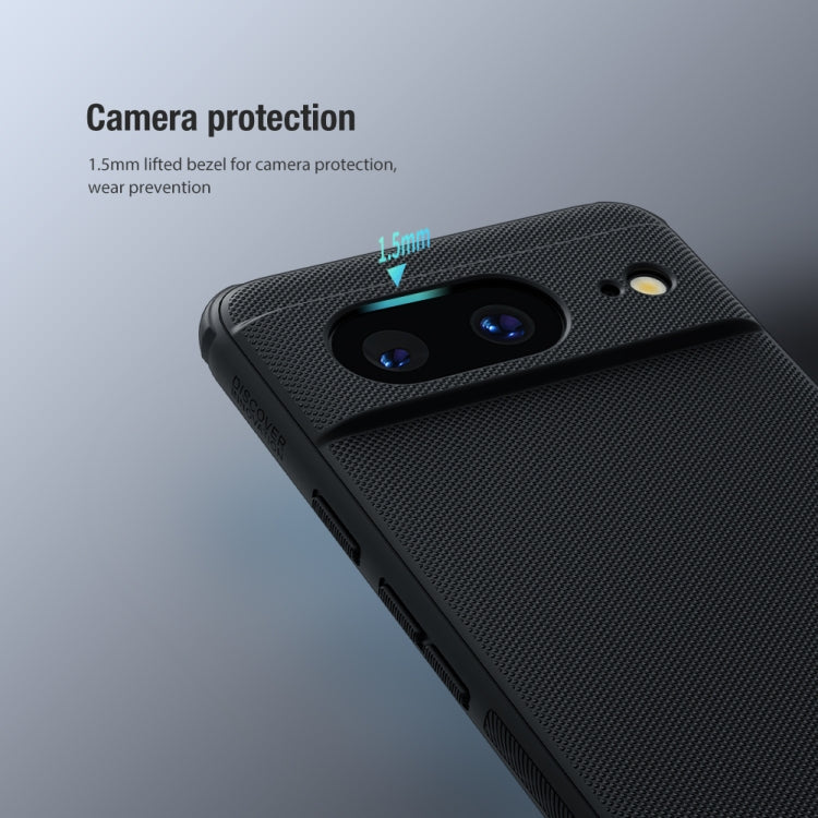 For Google Pixel 8 NILLKIN Frosted Shield Pro PC + TPU Phone Case(Black) - free shipping - PMC Jewellery - Order now!