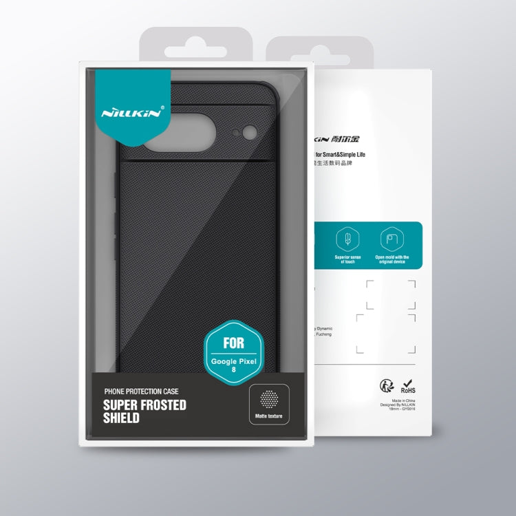 For Google Pixel 8 NILLKIN Frosted Shield Pro PC + TPU Phone Case(Black) - free shipping - PMC Jewellery - Order now!
