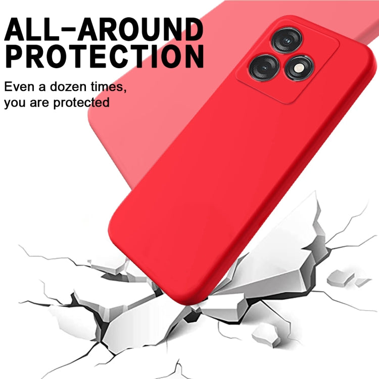 For Tecno Spark 10 4G / 10C 4G Pure Color Liquid Silicone Shockproof Phone Case(Red) - free shipping - PMC Jewellery - Order now!