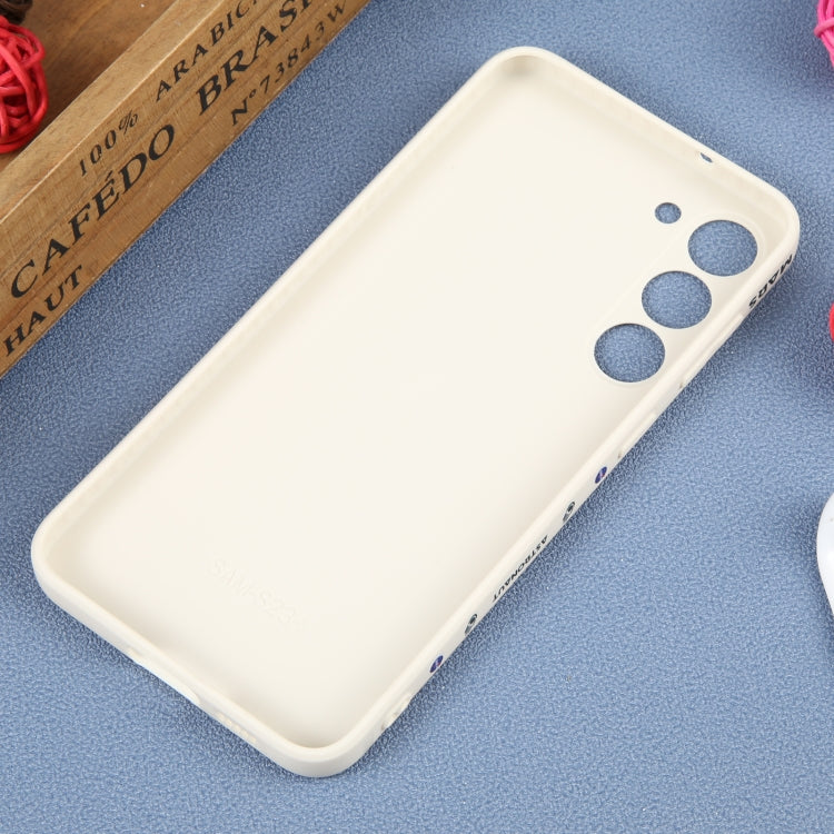 For Samsung Galaxy A32 5G Astronaut Pattern Silicone Straight Edge Phone Case(Mars Astronaut-White)