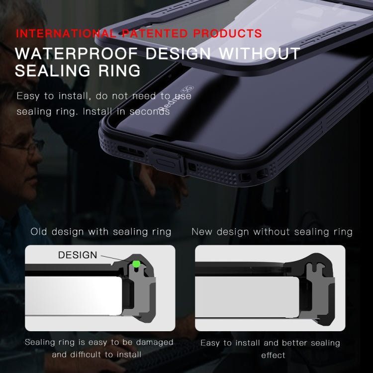 For Xiaomi Redmi Note 12 Pro 5G Global RedPepper IP68 Life Waterproof Phone Case(Black) - free shipping - PMC TechLife - Order now!
