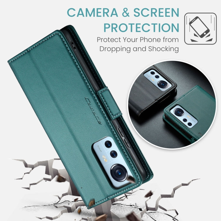 For Xiaomi 12 / 12X / 12S CaseMe 023 Butterfly Buckle Litchi Texture RFID Anti-theft Leather Phone Case(Pearly Blue) - free shipping - PMC TechLife - Order now!